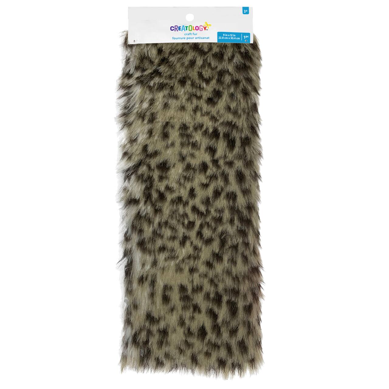 12 Pack: Leopard Craft Faux Fur by Creatology&#x2122;
